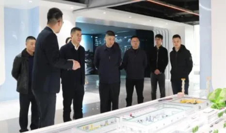 贵州习水县委副书记、县长冉崇庆率队到奥利普奇智考察交流